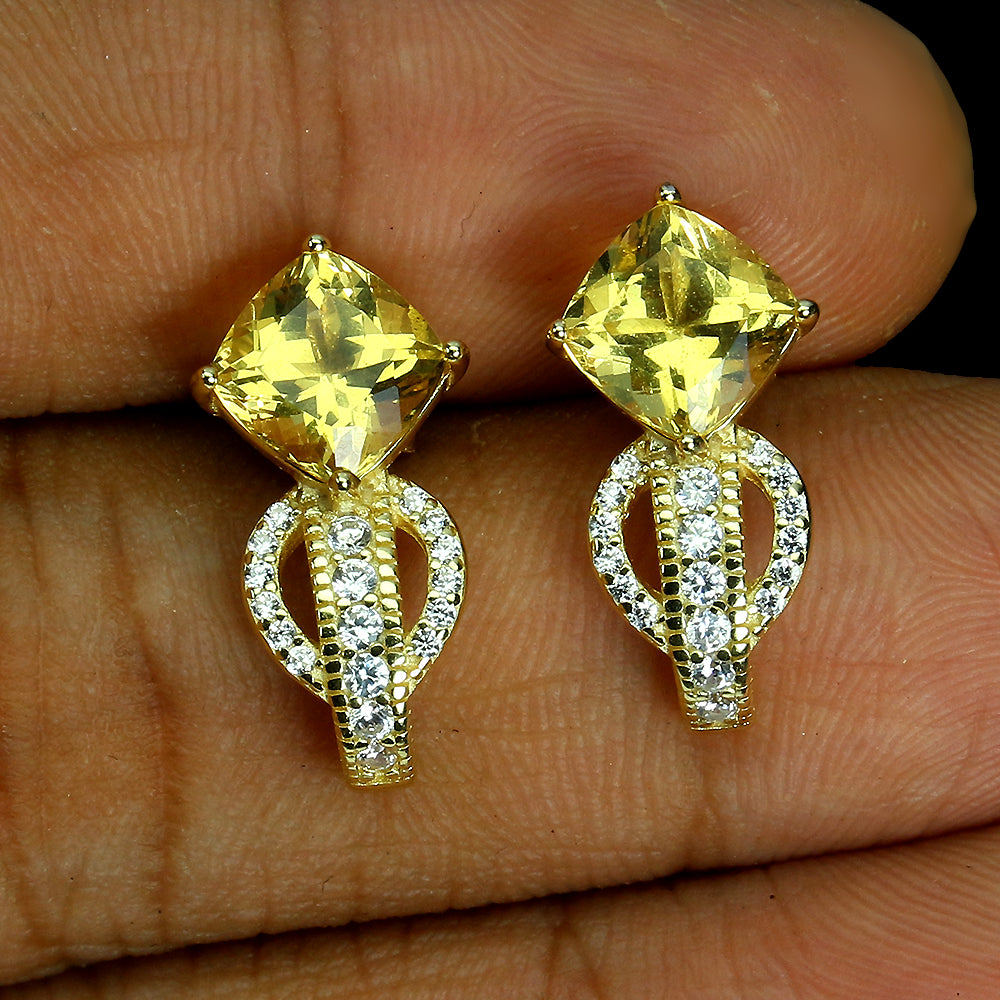 Goldberyll Ohrringe
