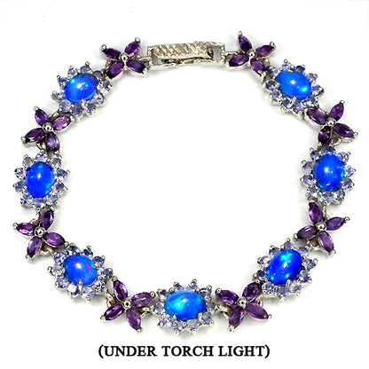 Opal Amethyst Tansanit Armband