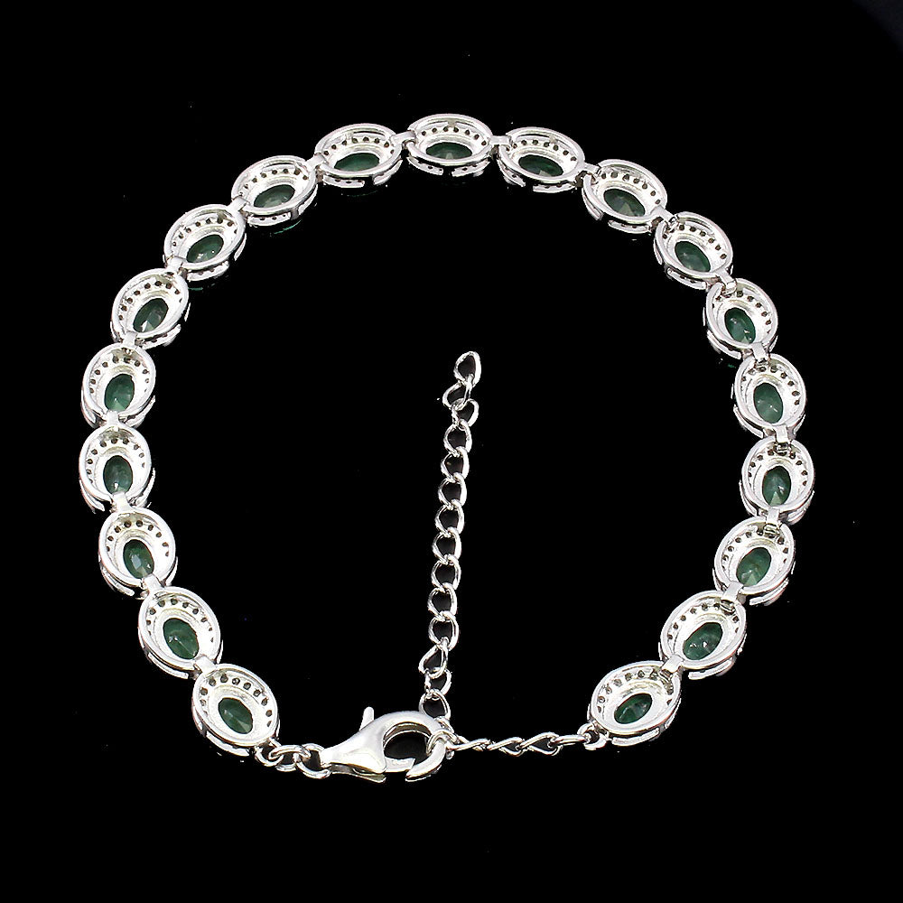 Smaragd Armband aus Silber - INARA