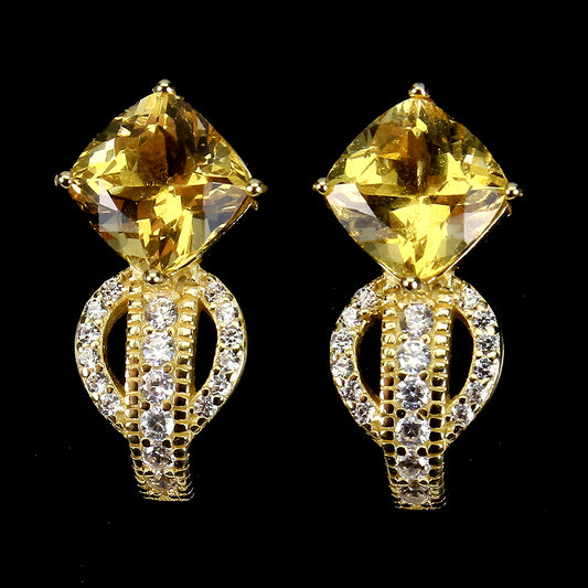 Goldberyll Ohrringe