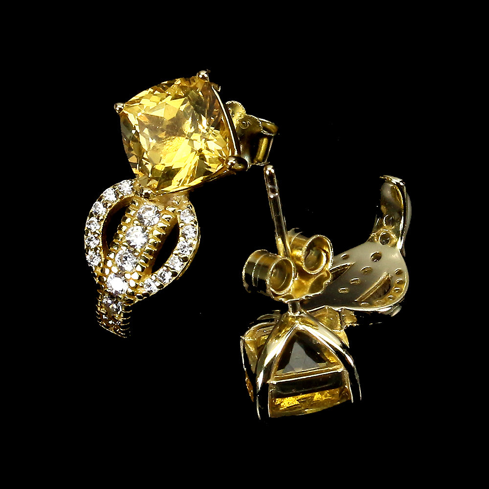 Goldberyll Ohrringe