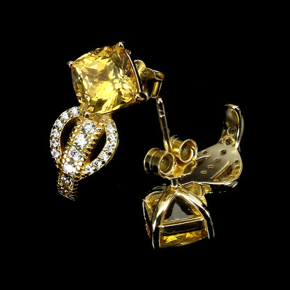 Goldberyll Ohrringe
