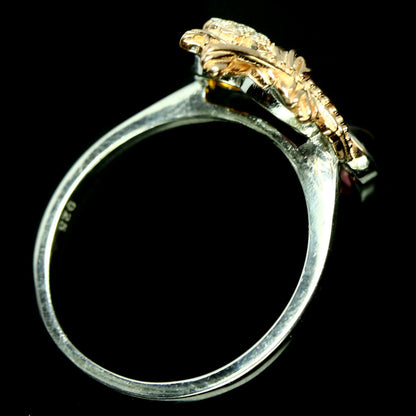 Turmalin Weintraube Ring aus bicolor vergoldetem Silber - INARA