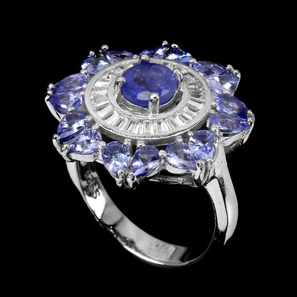 Tansanit Ring Silber - INARA