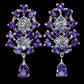 Amethyst Tansanit Ohrringe Silber - INARA