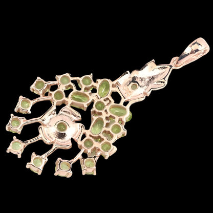 Peridot Anhänger aus rosévergoldetem Silber - INARA