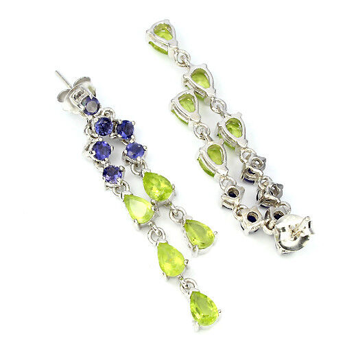Peridot Iolith Ohrringe