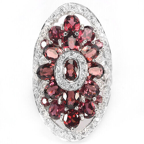Rhodolit Ring Gr. 54