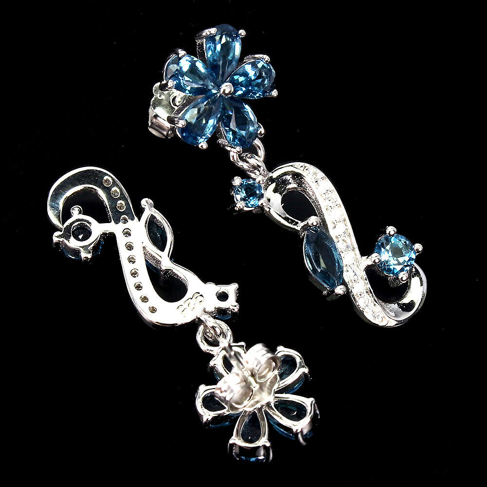 London Blue Topaz Earrings