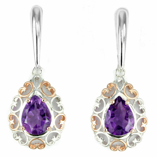 amethyst earrings