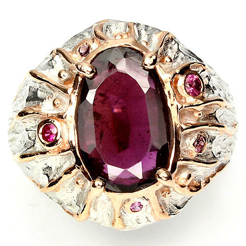 Rhodolit Saphir Ring Gr. 57
