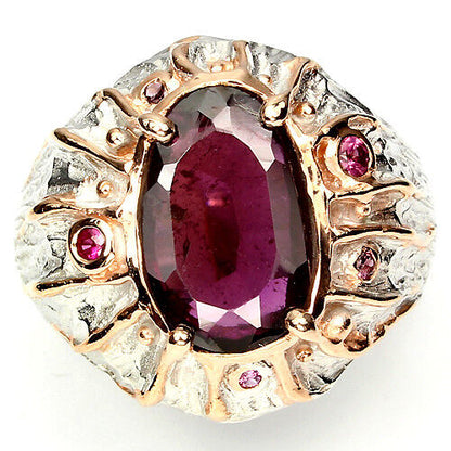 Rhodolit Saphir Ring Gr. 57