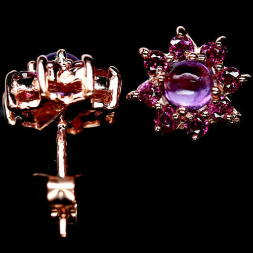 Amethyst Rhodolit Ohrringe