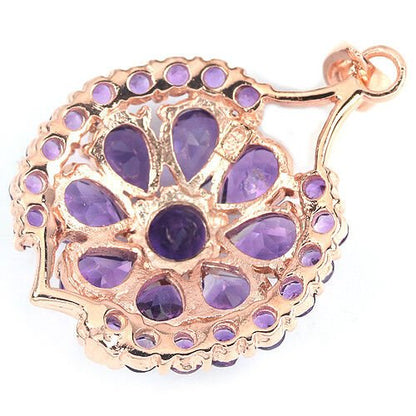 Anhänger Amethyst Silber rosévergoldet - INARA