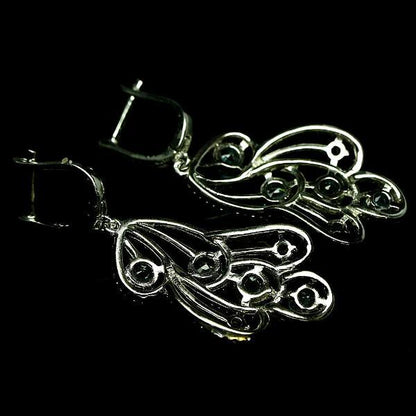 Blautopas Sky Blue Saphir Ohrringe Silber - INARA