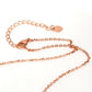 Collier Halskette Blautopas Saphir 925 Silber 585 Roségold vergoldet Silber - INARA