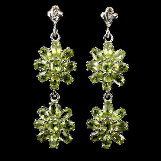 Peridot Saphir Ohrringe Silber - INARA