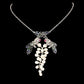 Perle Rubin Biene Collier Silber - INARA