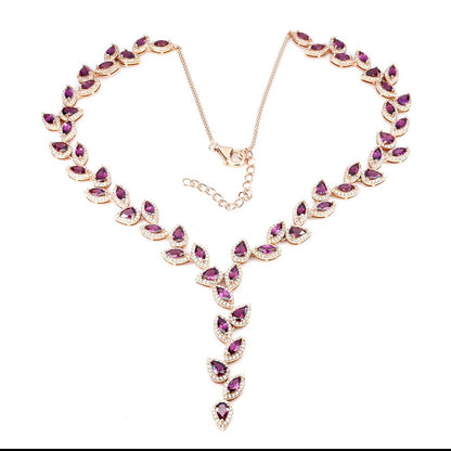 Rhodolit Collier Silber - INARA