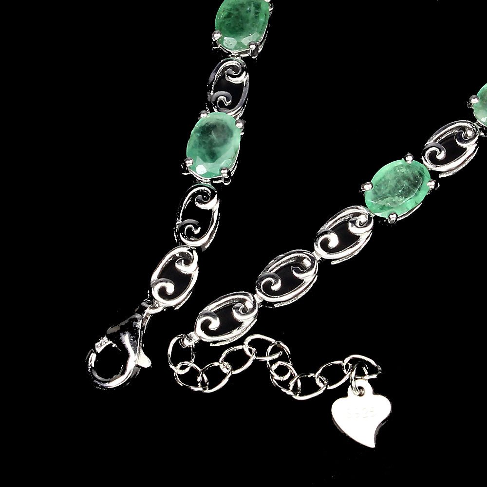 Smaragd Armband Silber - INARA